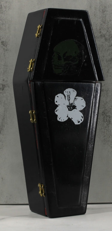 Folk Art Mini Coffin Box